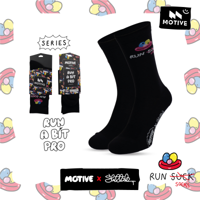 Motive Sock Speed Performance Motive x Shittak Black