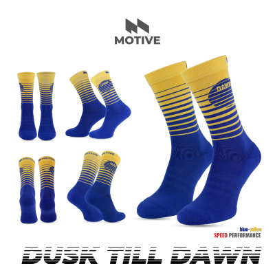 Motive Sock Speed Performance Crew Sock - Dusk2Dawn Navy