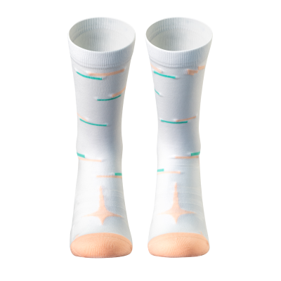 Motive NEON MOVE COLLECTION - Performance - White/Peach Free size ถุงเท้าวิ่ง