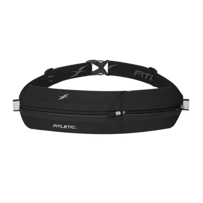 Fitletic Bolt Fit Double Running Pouch Black กระเป๋าคาดเอววิ่ง
