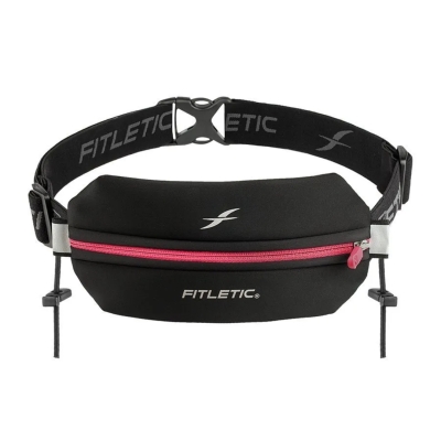 Fitletic Neo Racing Running Belt Black/Pink กระเป๋าคาดเอววิ่ง