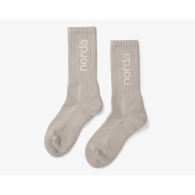 Norda Sock Style-Retro Sock-Grey ถุงเท้าสไตล์เรโทรสำหรับนักวิ่ง