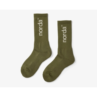 Norda Sock Style-Retro Sock-Sage ถุงเท้าสไตล์เรโทรสำหรับนักวิ่ง
