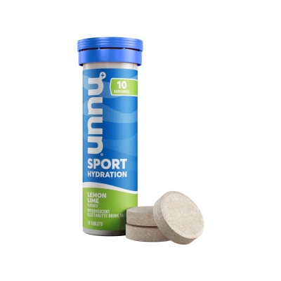 Nuun Sport Lemon Lime เม็ดฟู่เกลือแร่สำหรับนักกีฬา