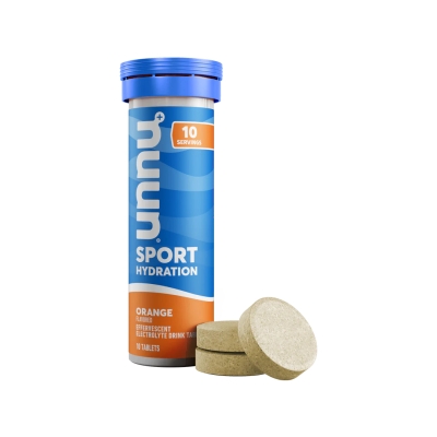 Nuun Sport Orange เม็ดฟู่เกลือแร่สำหรับนักกีฬา