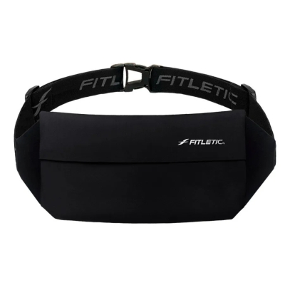Fitletic Zipless Running & Travel Belt Black กระเป๋าคาดเอว