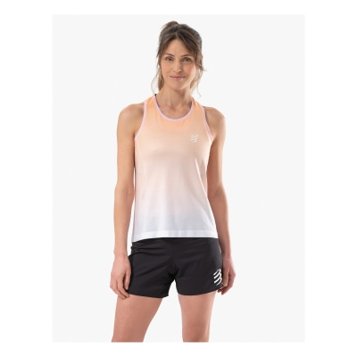 Compressport Performance Singlet W Buff Orange เสื้อกล้ามวิ่งหญิง