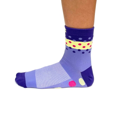 T8 Mix Match Socks - Purple ถุงเท้า