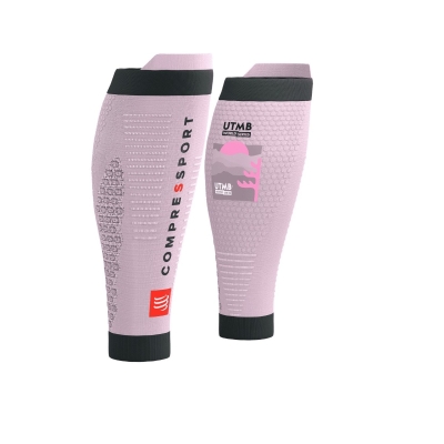 Compressport R2 3.0 - 360 Print - UTMB 2025 - L1 Roseate (ปลอกรัดน่อง UTMB Edition)