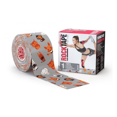 RockTape Gentle Adhesive Animal เทปกายภาพบำบัดสำหรับผู้ที่มีผิวบอบบาง