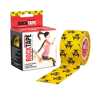 RockTape Roll Standard Adhesive Biohazard เทปกายภาพบำบัดสำหรับลดอาการบาดเจ็บ