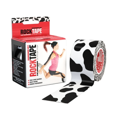 RockTape Roll Standard Adhesive Cow เทปกายภาพบำบัดสำหรับลดอาการบาดเจ็บ