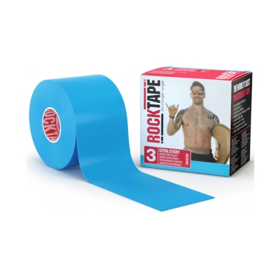 RockTape Extra-Sticky Adhesive Blue เทปกาวพิเศษสำหรับบำบัดอาการบาดเจ็บ