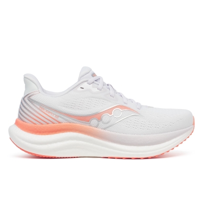 Saucony Women's Triumph 23 White/Wistful รองเท้าวิ่งผู้หญิง