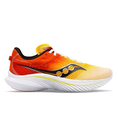 Saucony Men's Kinvara 14 White/Vizigold รองเท้าวิ่ง