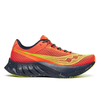 Saucony Men's Endorphin Pro 4 Pepper/Navy รองเท้าวิ่งแข่ง