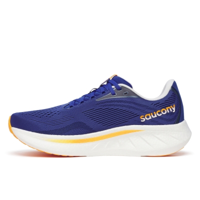 Saucony Men's Ride 18 Azurite/Peel รองเท้าวิ่ง