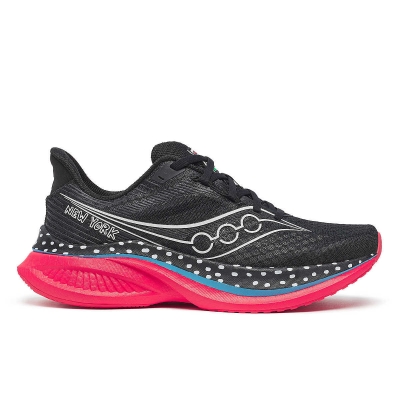 Saucony Men's Endorphin Speed 5 Black/Red รุ่นพิเศษเฉลิมฉลอง NYC Marathon