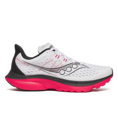 Saucony Men's Kinvara 16 White/Red รองเท้าวิ่ง น้ำหนักเบา