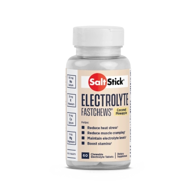 SaltStick FastChews Coconut Pineapple 60ct อิเล็กโทรไลต์ชนิดเม็ดแบบเคี้ยว