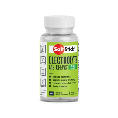SaltStick Fastchew Green Apple 60ct อิเล็กโทรไลต์ชนิดเม็ดแบบเคี้ยว