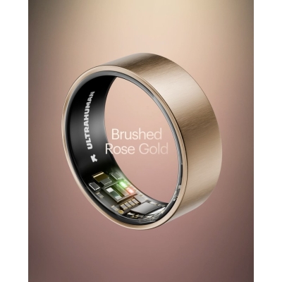 Ultrahuman Ring Air Brushed Rose Gold | แหวนสุขภาพที่เบาที่สุดในโลก