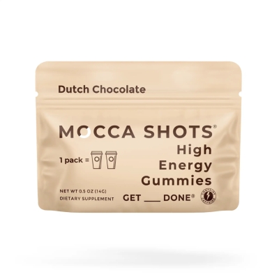 Seattle Gummy - Mocca Shot Dutch Chocolate เยลลี่พลังงานพร้อมคาเฟอีน
