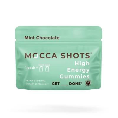  Seattle Gummy - Mocca Shot Mint Chocolate เยลลี่พลังงานพร้อมคาเฟอีน