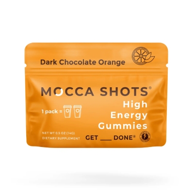 Seattle Gummy - Mocca Shot Dark Chocolate Orange เยลลี่พลังงานพร้อมคาเฟอีน