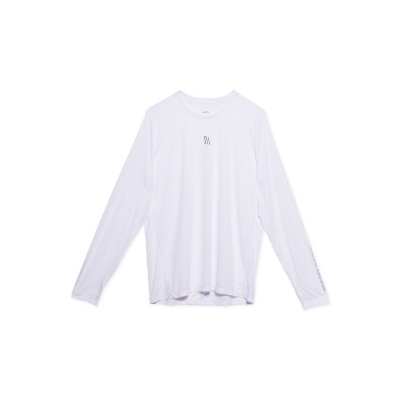 Shrpath Light Running Shirt Long Sleeve White เสื้อวิ่ง แขนยาว น้ำหนักเบา Shrpath ระบายอากาศสูง แห้งไว