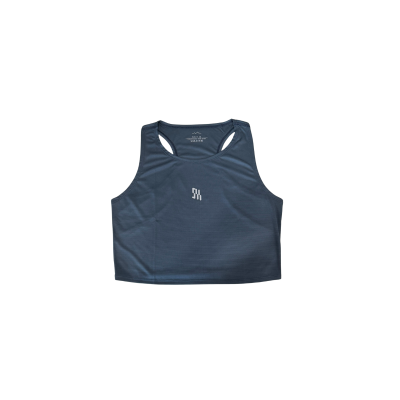 Shrpath Women's Light Running Crop Top Navy SH1010 เสื้อครอป น้ำหนักเบา Shrpath ระบายอากาศสูงสุด ใส่สบาย