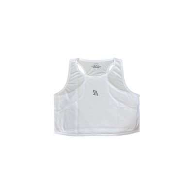 Shrpath Women's Light Running Crop Top White SH1010 เสื้อครอป น้ำหนักเบา Shrpath ระบายอากาศสูงสุด ใส่สบาย