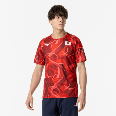 Mizuno Unisex Owen Tee Red