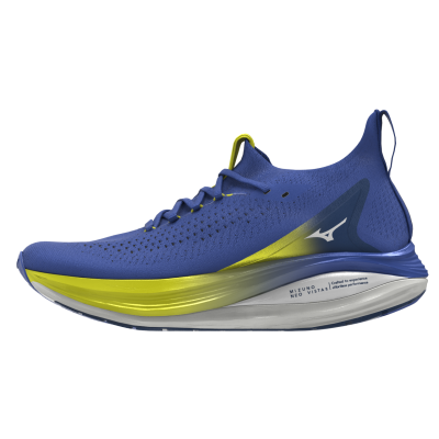 Mizuno Men's Neo Vista 2 Dazzling Blue / White / Lightning Yellow รองเท้าวิ่ง