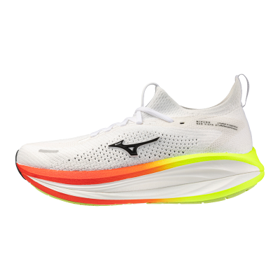 Mizuno Men's Neo Vista 3 White / Black / Orange รองเท้าวิ่งผู้ชายสาย Super Trainer