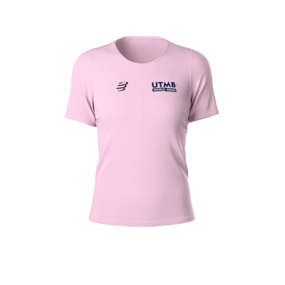 Compressport Training SS Tshirt W - UTMB 2025 - L1 Roseate (เสื้อวิ่งซ้อมผู้หญิง UTMB Edition)