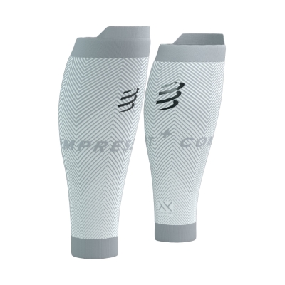 Compressport R2 Oxygen White/Neble Grey ปลอกขารัดน่อง