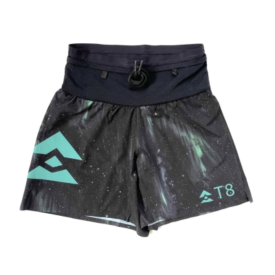 T8 Men's Sherpa Shorts - Aurora | กางเกงวิ่งชายพร้อมช่องเก็บของรอบเอว