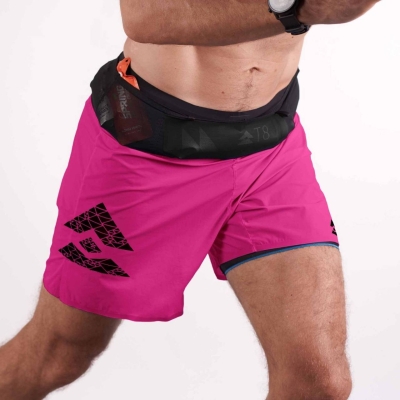T8 Men's Sherpa Shorts Hot Pink
