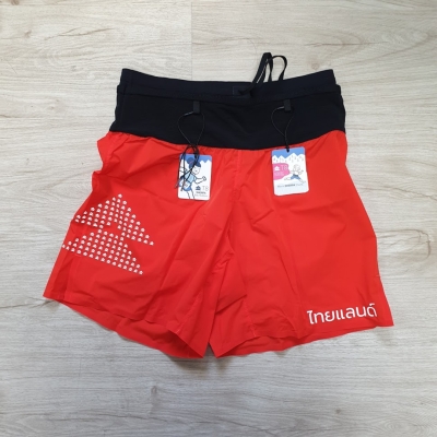 T8 Men's Sherpa Shorts Red กางเกงวิ่งสำหรับผู้ชาย