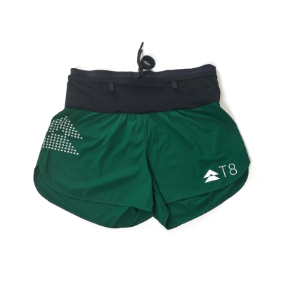 T8 Women's Sherpa Shorts British Racing Green กางเกงวิ่งสำหรับผู้หญิง