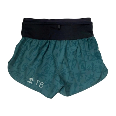 T8 Women's Sherpa Shorts Inked Teal กางเกงวิ่งสำหรับผู้หญิง