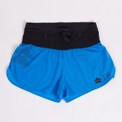 T8 Women's Sherpa Short Blue กางเกงวิ่งสำหรับผู้หญิง