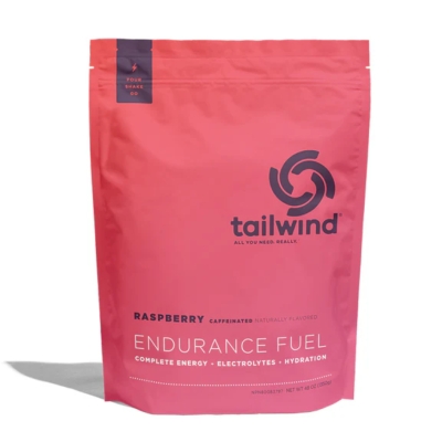 Tailwind Nutrition Endurance Fuel 50 Servings Raspberry - Caffeinated