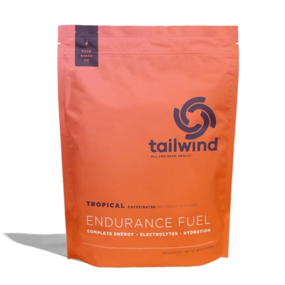 Tailwind Nutrition Endurance Fuel 50 Servings Tropical - Caffeinated