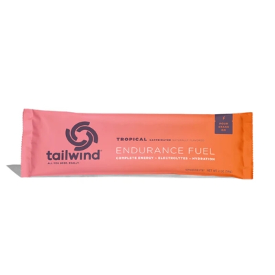 Tailwind Nutrition Endurance Fuel Single 2 Serving Tropical - Caffeinated