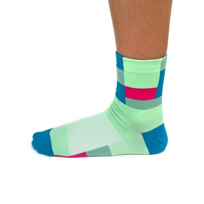 T8 Mix Match Socks - Teal ถุงเท้า