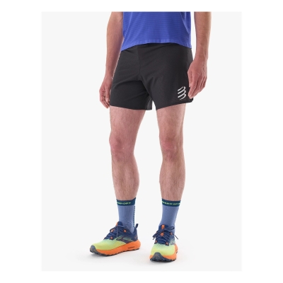 Compressport Trail Racing Overshort M Black กางเกงวิ่งเทรล