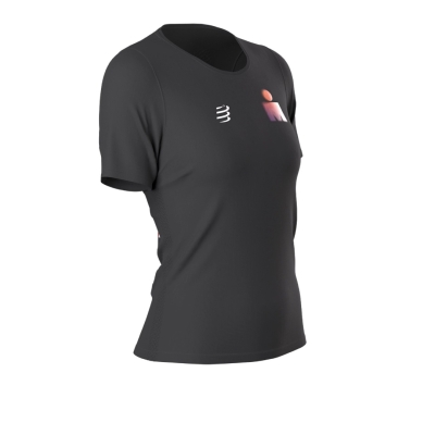 Compressport Training SS Tshirt W - Ironman 2025 - L1 Black (เสื้อวิ่งซ้อมผู้หญิง Ironman)