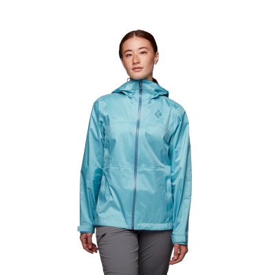Black Diamond Treeline Rain Shell - Women's (Coastal Blue)